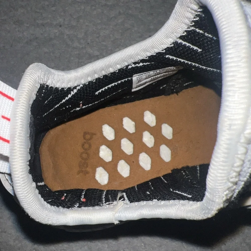 adidas NMD XR1 Primeknit Zebra Sneaker Men Sz 6 White Black Running Shoes BB2911